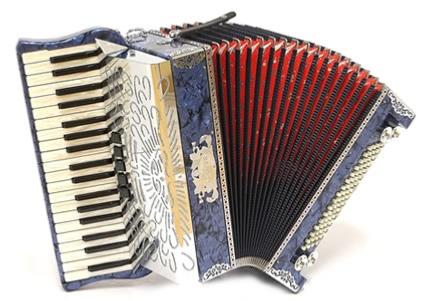 le folky 2000 en bois est un accordéon diatonique piano idéal pour la musique traditionnelle