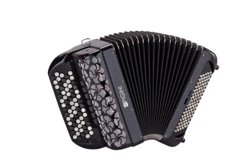 Gala est un accordéon standard avec 3 voix et 95 basses